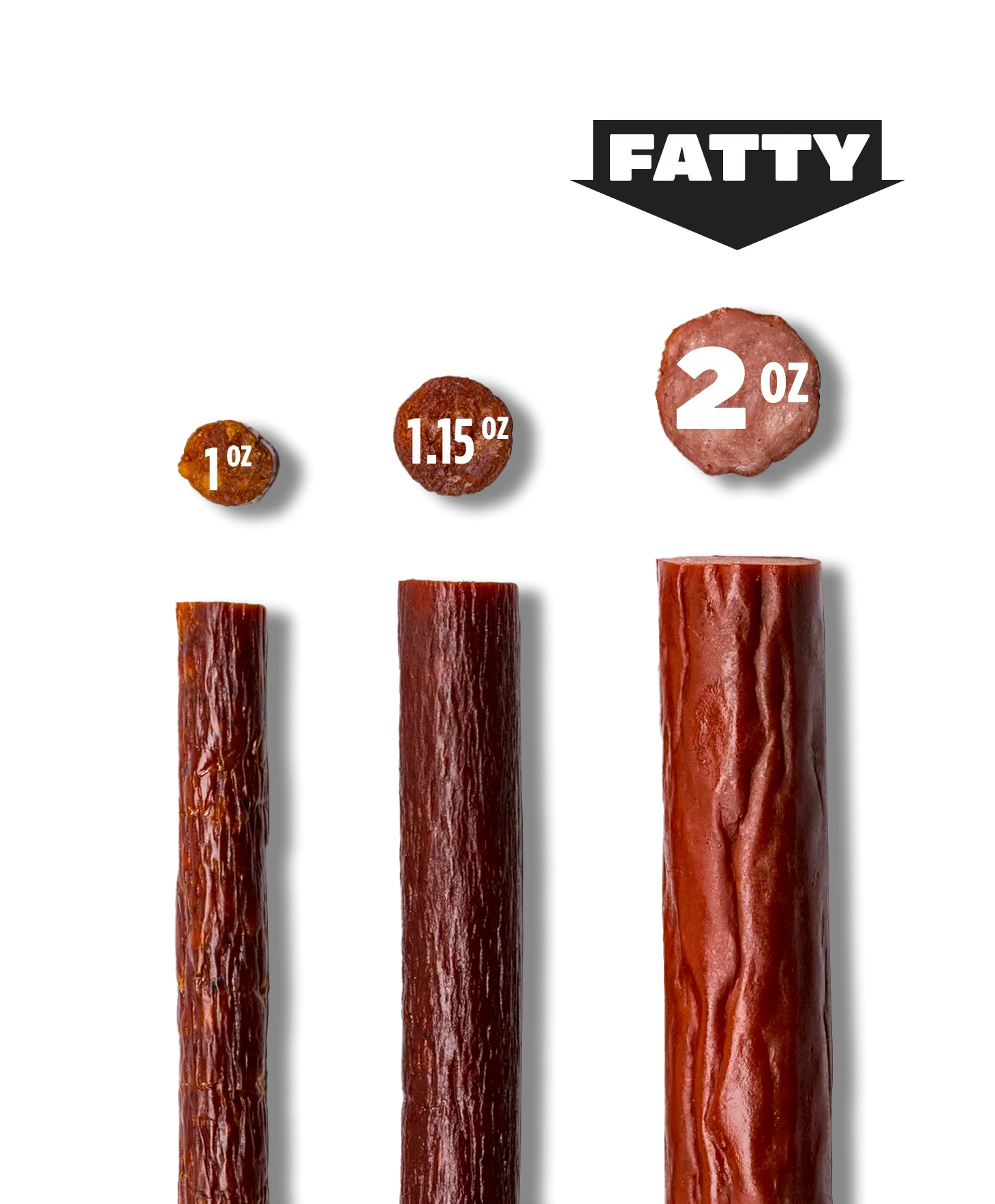 2oz Fatty Meat Stick - Jalapeno