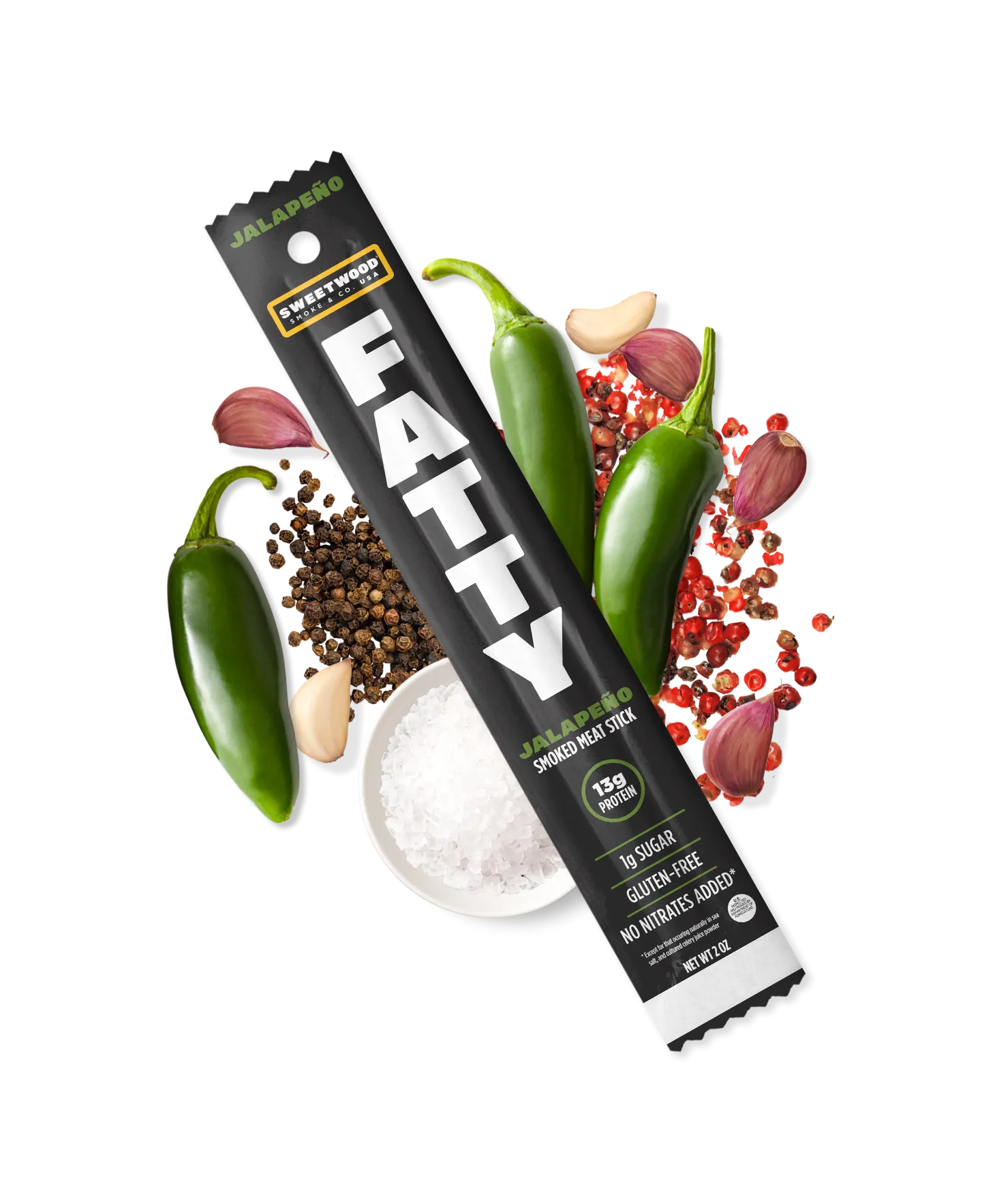 2oz Fatty Meat Stick - Jalapeno