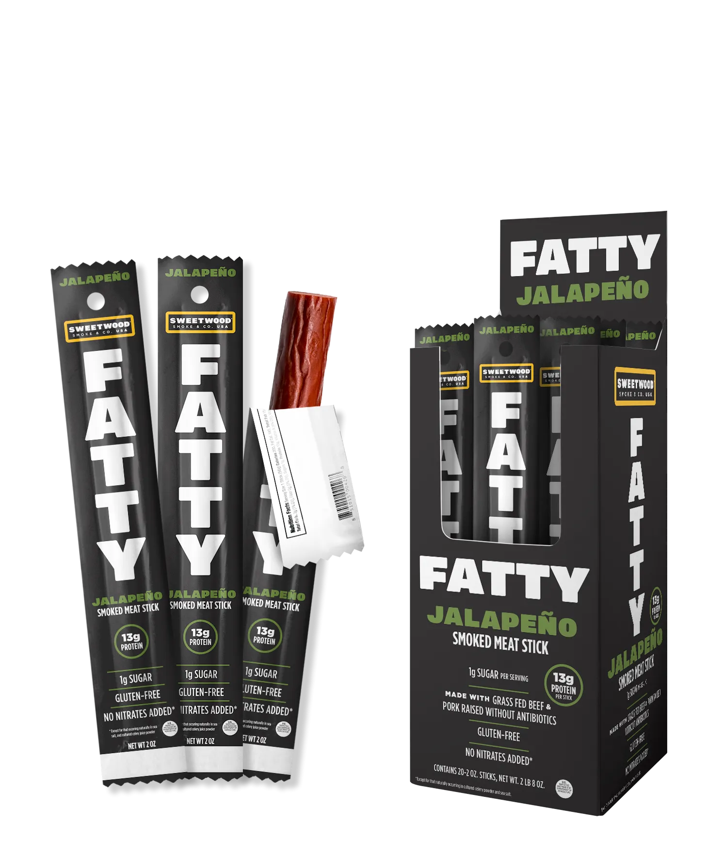 2oz Fatty Meat Stick - Jalapeno