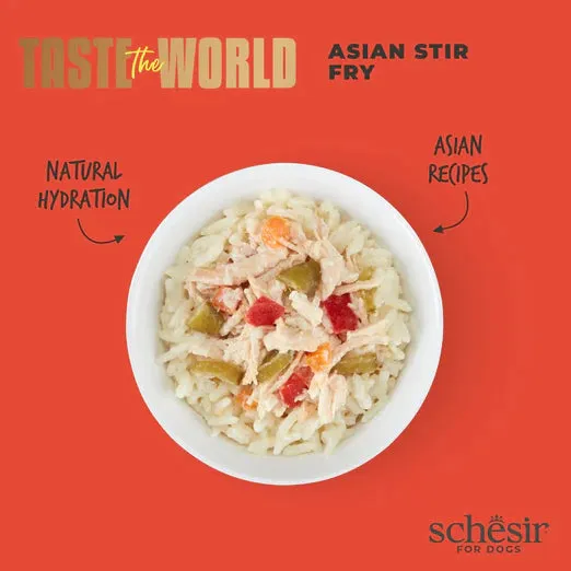 $3.60 ONLY [PWP SPECIAL]: Schesir Taste The World Wet Dog Food (Asian Stir Fry)