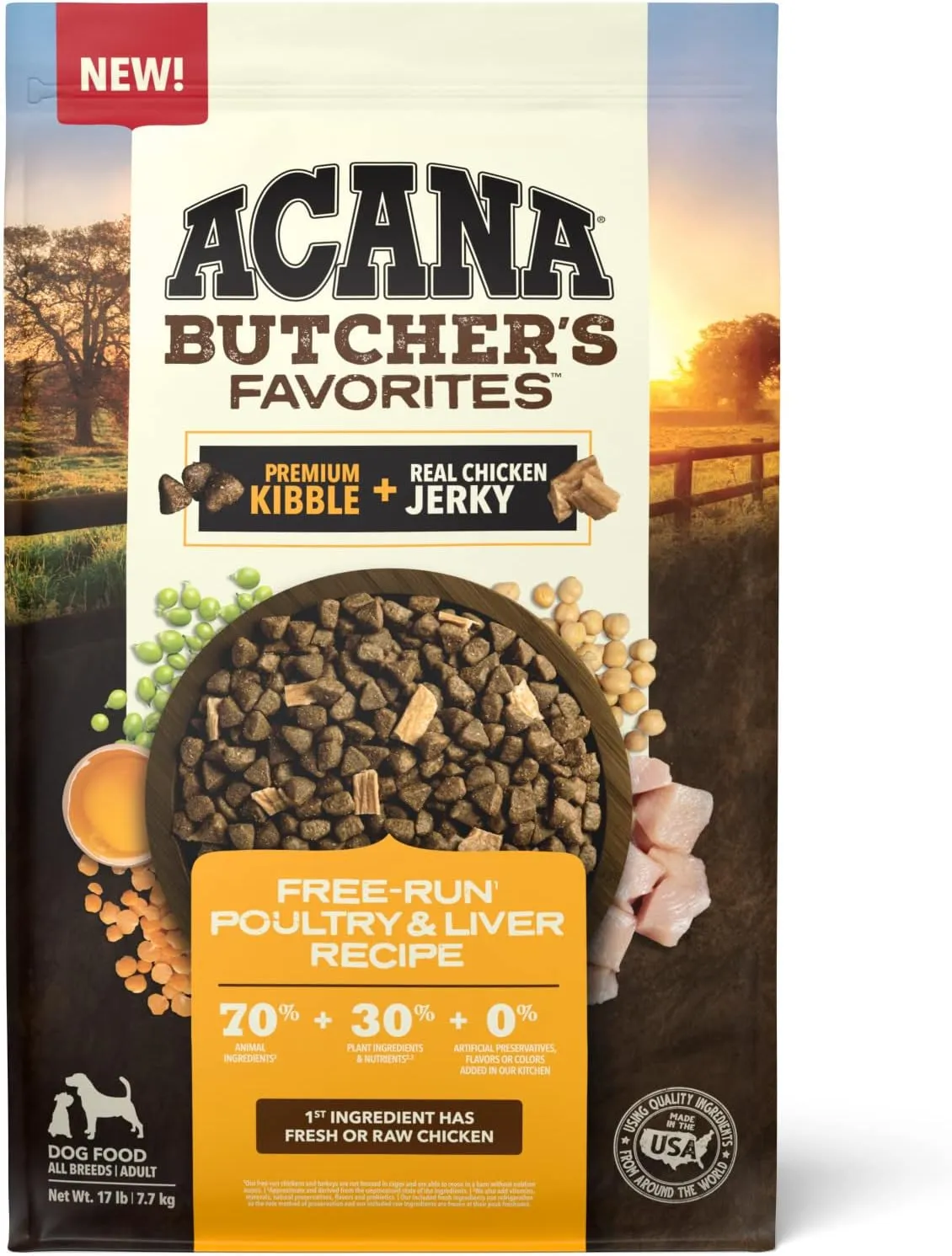 Acana Butcher's Favorites™  Free-Run Poultry & Liver Recipe , Dry Dog Food