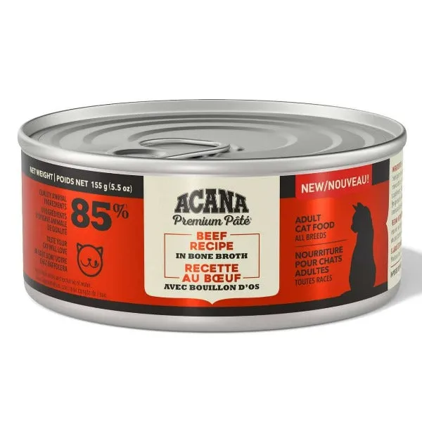 ACANA Premium Pate Beef Recipe Canned Cat Food