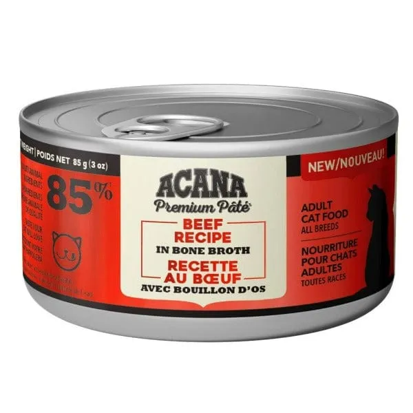 ACANA Premium Pate Beef Recipe Canned Cat Food