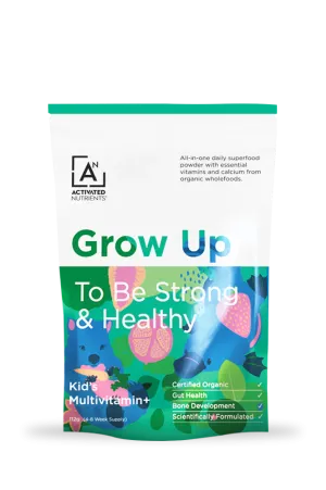 Activated Nutrients Grow Up Organic Kids Superfood Powder