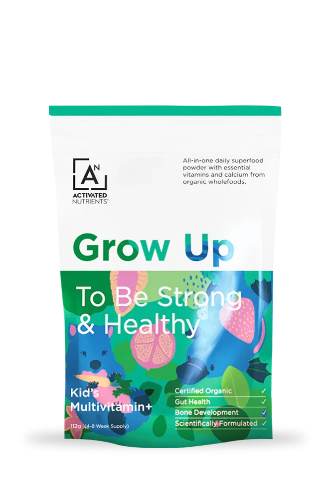 Activated Nutrients Grow Up Organic Kids Superfood Powder