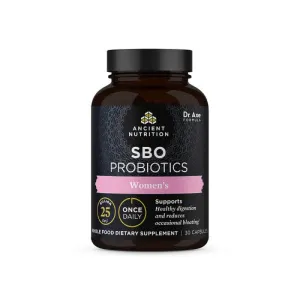 Ancient Nutrition, SBO Probiotics Women's Once Daily, 30 Capsules