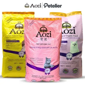 Aozi Dry Cat Food 10kg Sack, Original Packaging