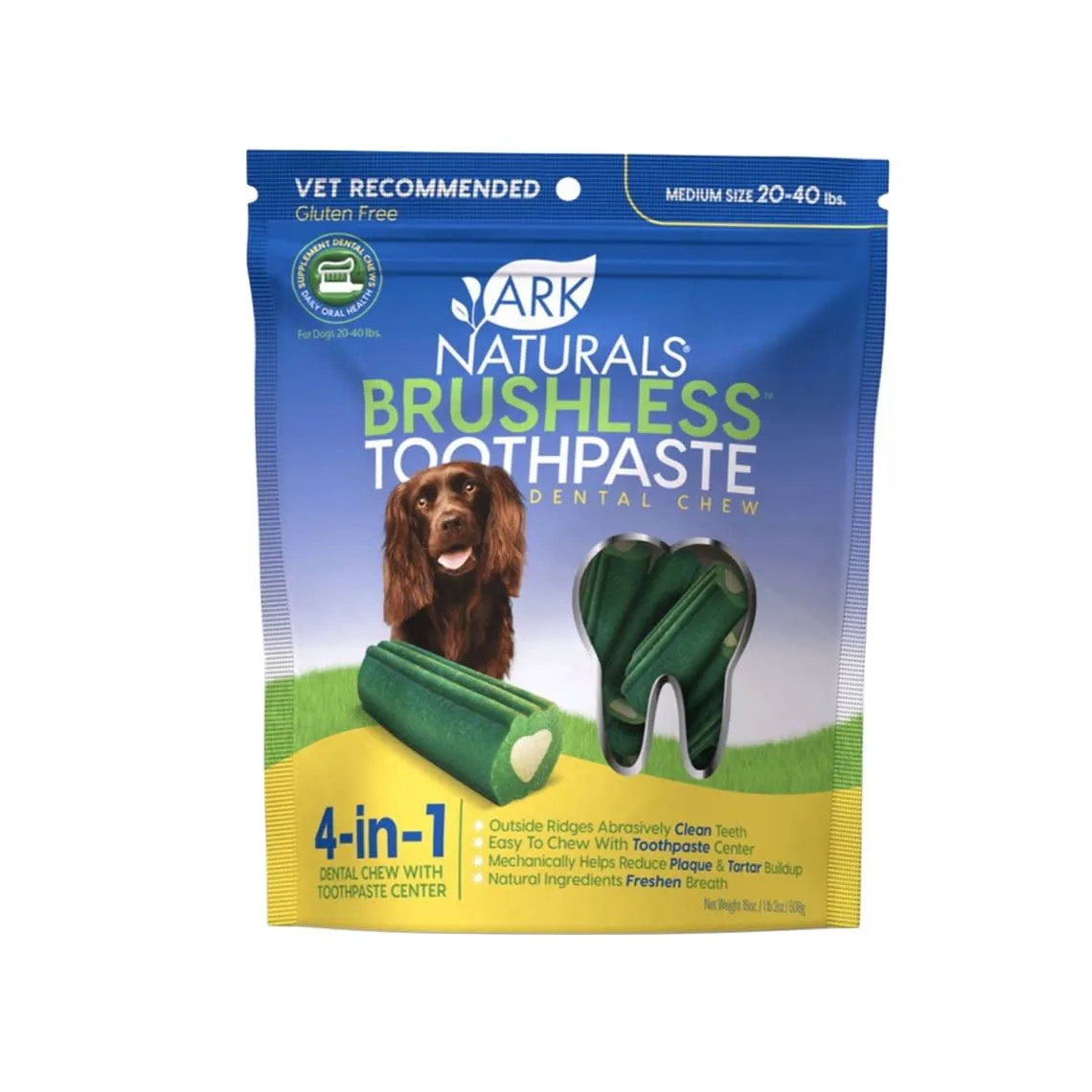 Ark Naturals Brushless 4-in-1 Dental Chews