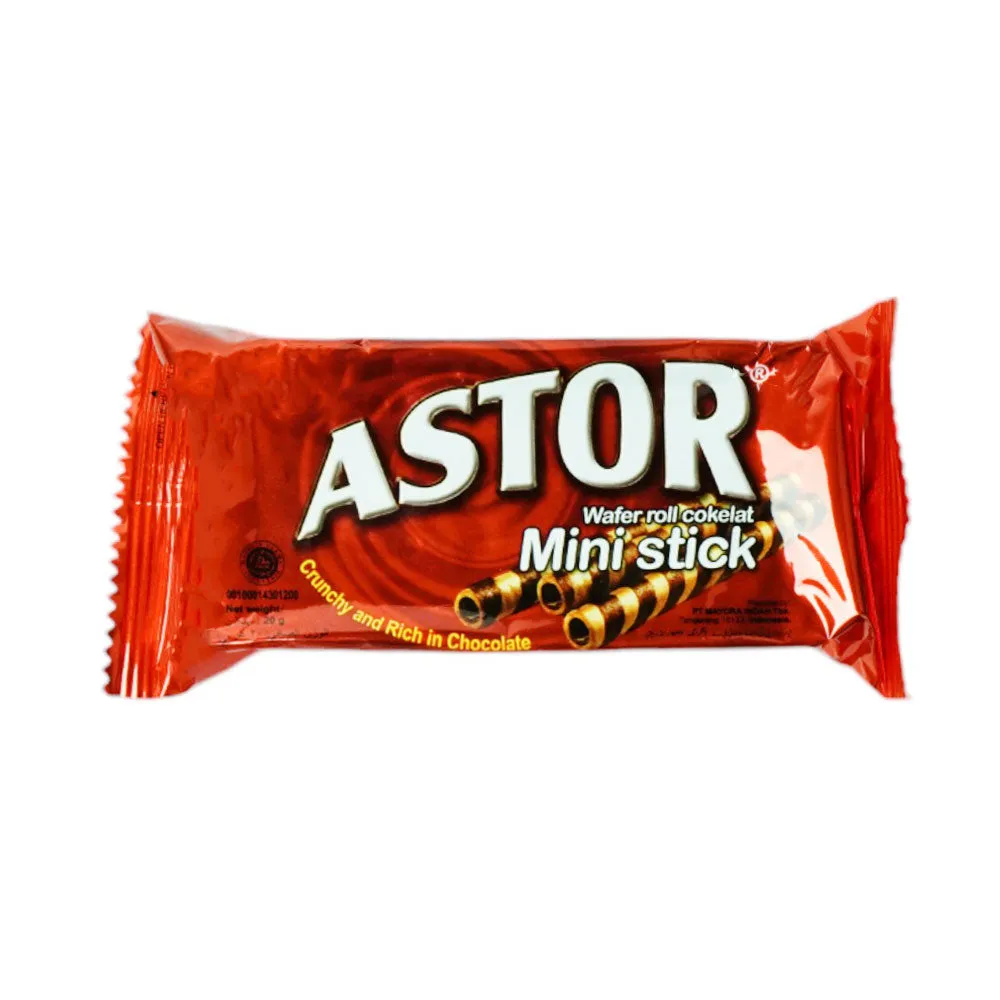 ASTOR WAFER STICK MINI CHOCOLATE 20 GM