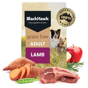 Black Hawk Grain Free Lamb Dry Dog Food 15kg