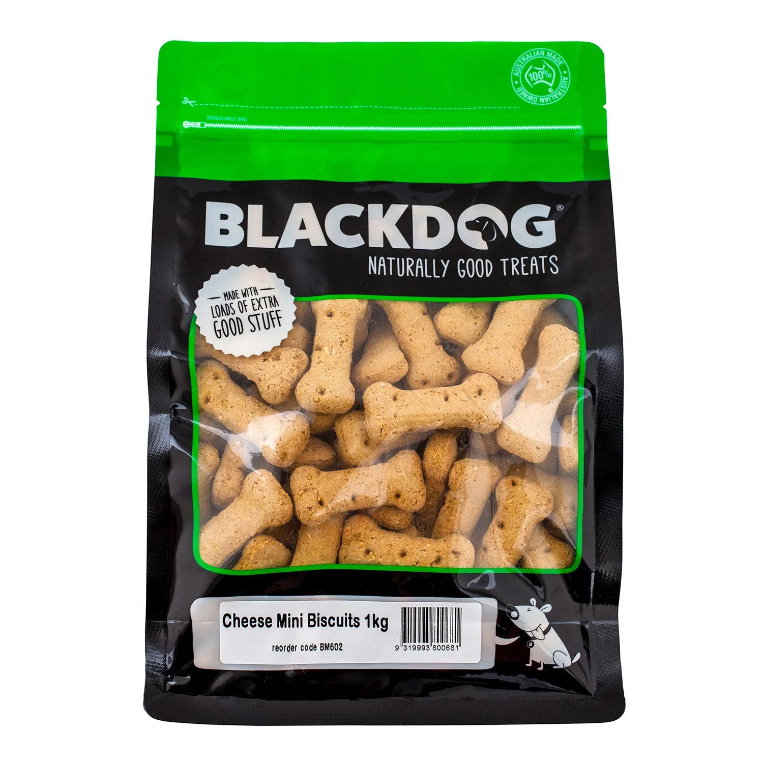 Blackdog Mini Cheese Biscuits Dog Treat 1kg