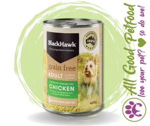 BlackHawk Grain Free Chicken Can - 400g