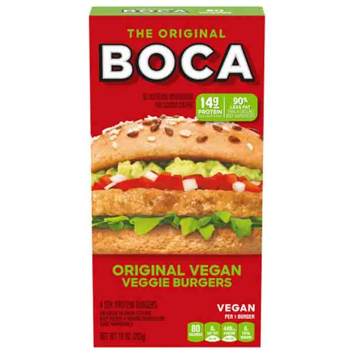 Boca Burgers - Burger, 4 Pack | Multiple Flavors | Pack of 12