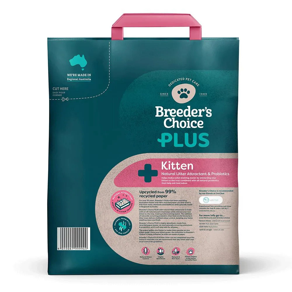 Breeders Choice Plus Kitten Litter 10L