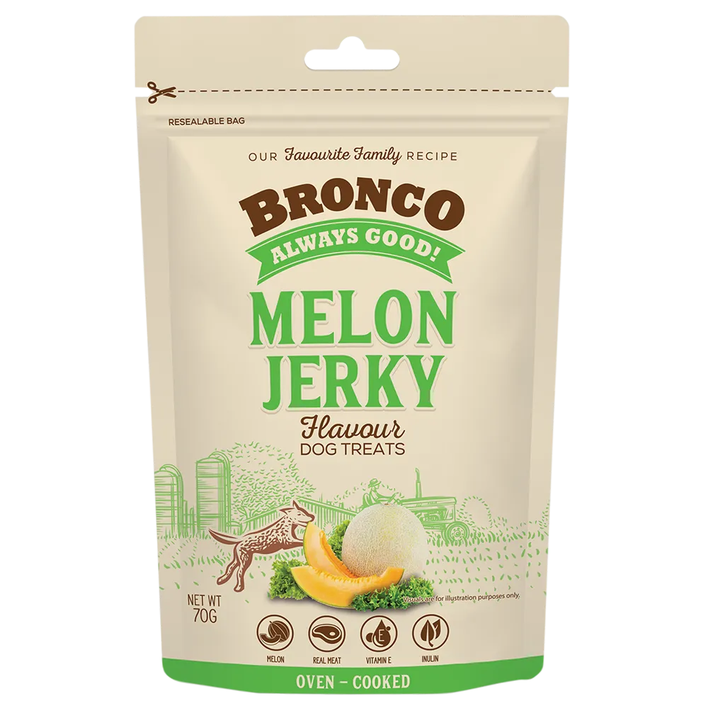 Bronco Dog Jerky Melon 70g