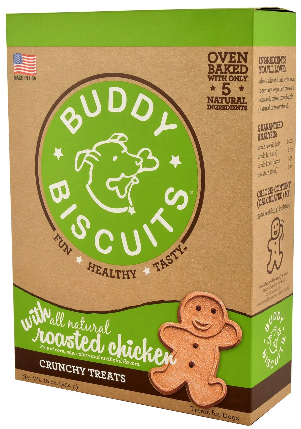 Buddy Biscuits, 16 oz box