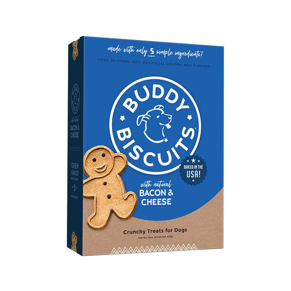 Buddy Biscuits Oven Baked Bacon & Cheese Dog Treats