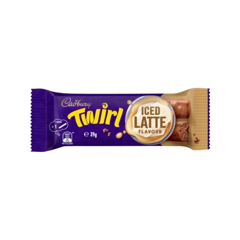 Cadbury Twirl Iced Latte Bar 39g (Australian)