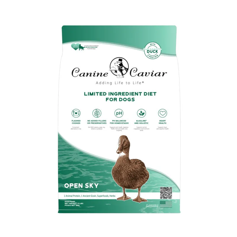 Canine Caviar Open Sky Dog Food (Duck & Chickpea)