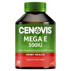 Cenovis Mega E 500IU Vitamin E 250 Capsules