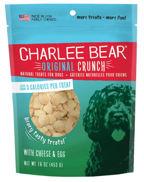 Charlee Bear Original Crunch With Cheese & Egg Dog Treat