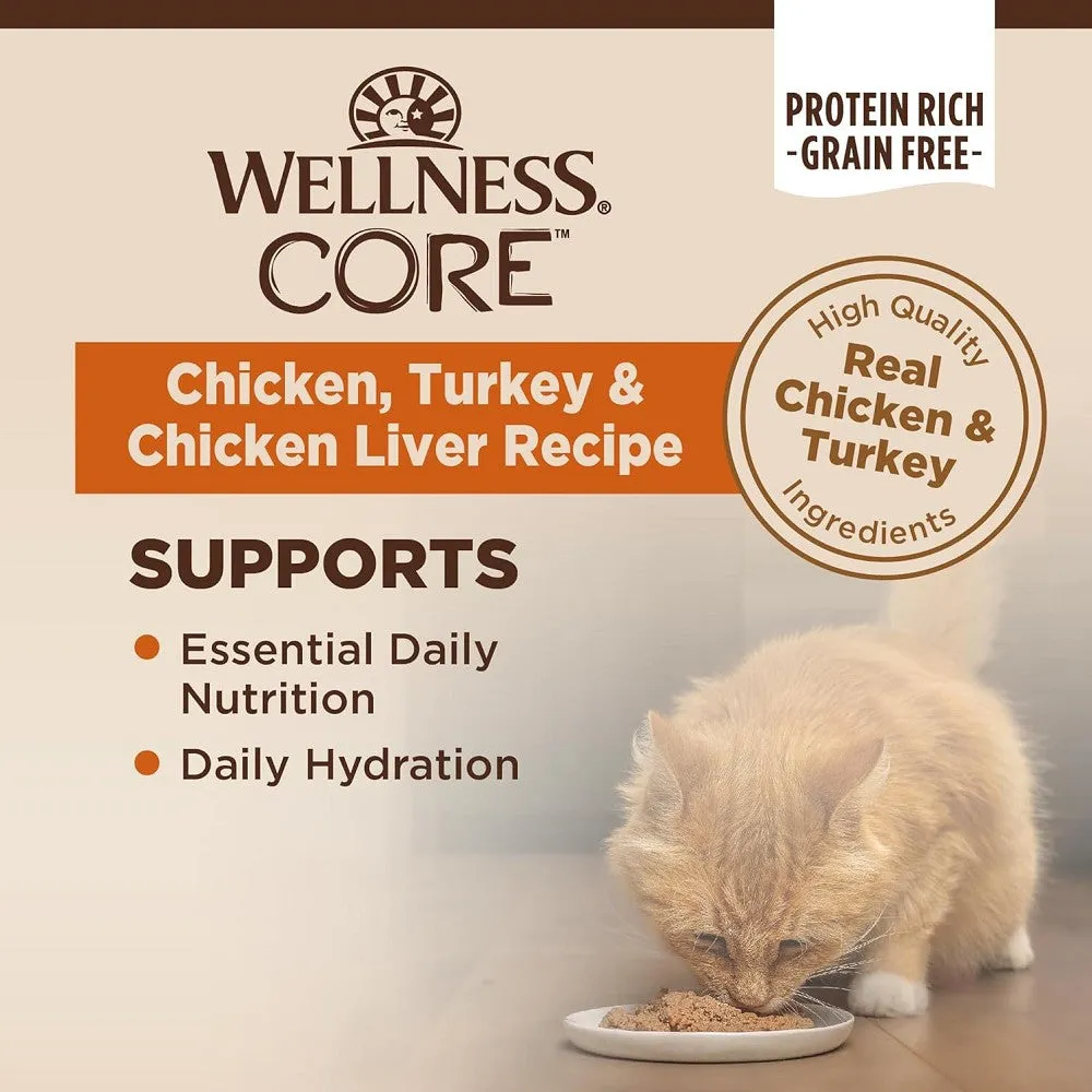 CORE Pate Chicken, Turkey & Chicken Liver Adult Cat Can