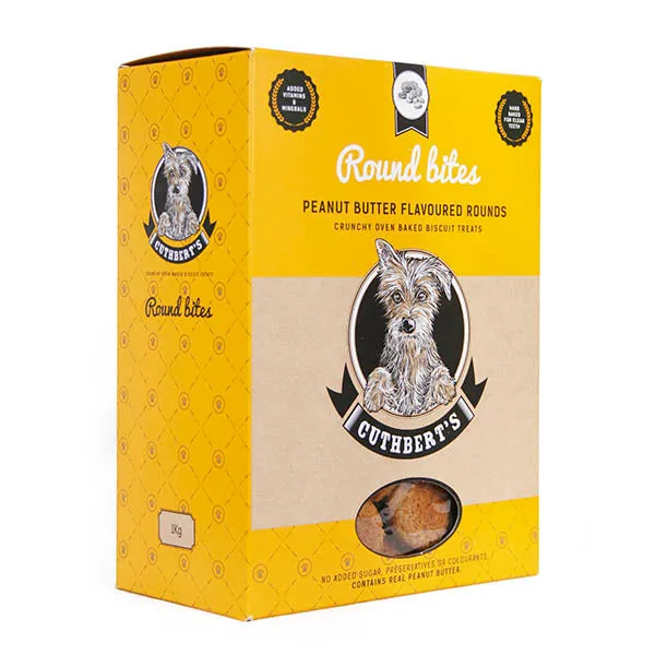 Cuthbert's - Peanut Butter Flavoured Rounds - Large Bites - 1kg