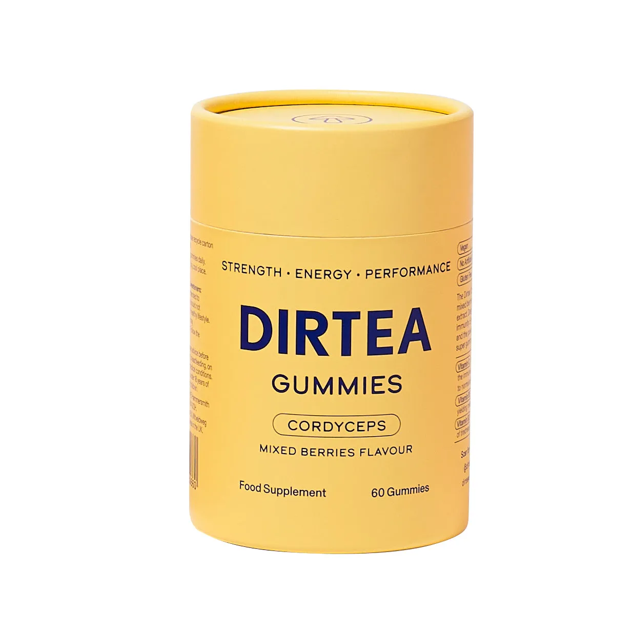 Dirtea Gummies Cordyceps Mixed Berries Flavour 60 gummies