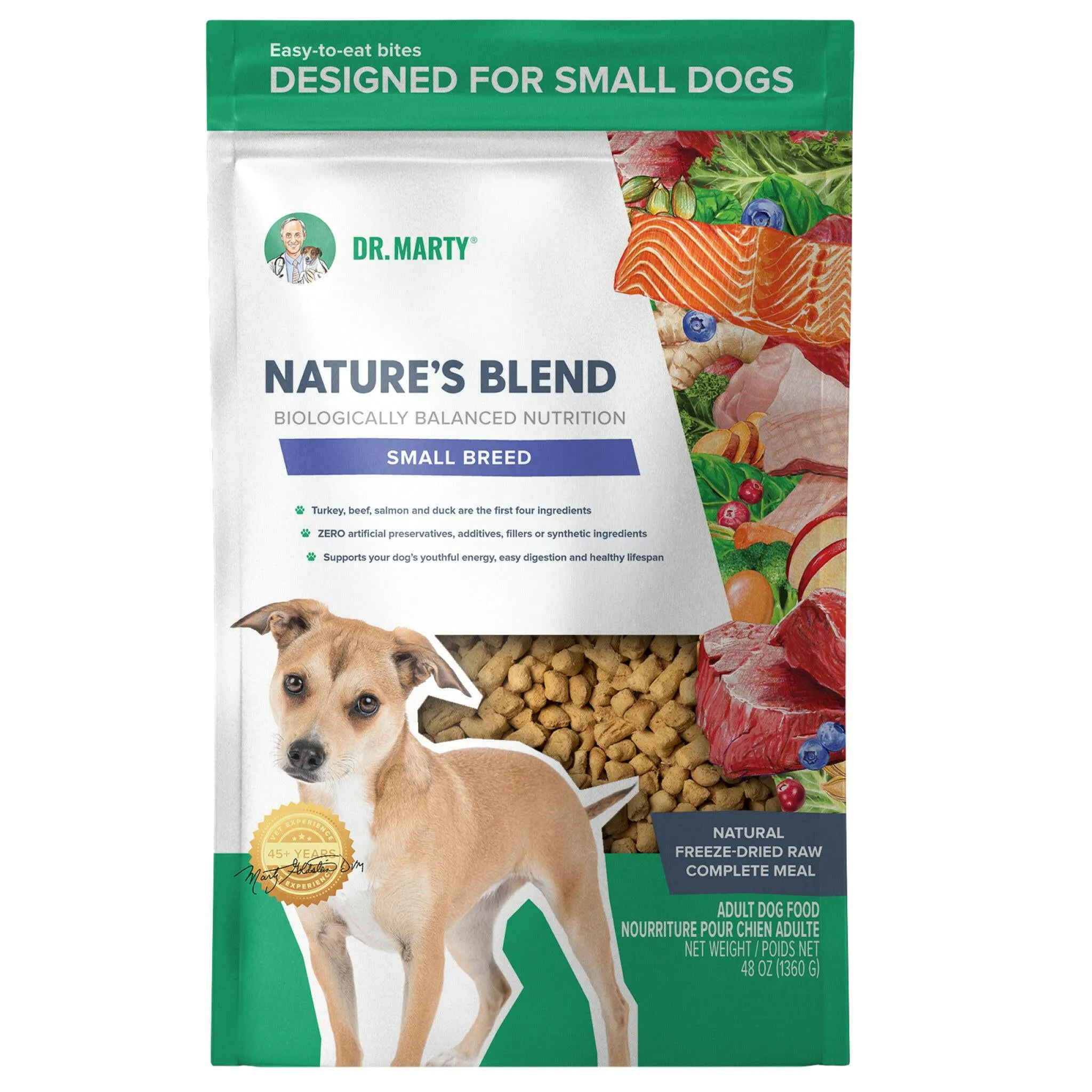 Dr. Marty Nature's Blend Small Breed Freeze Dried Raw Dog Food