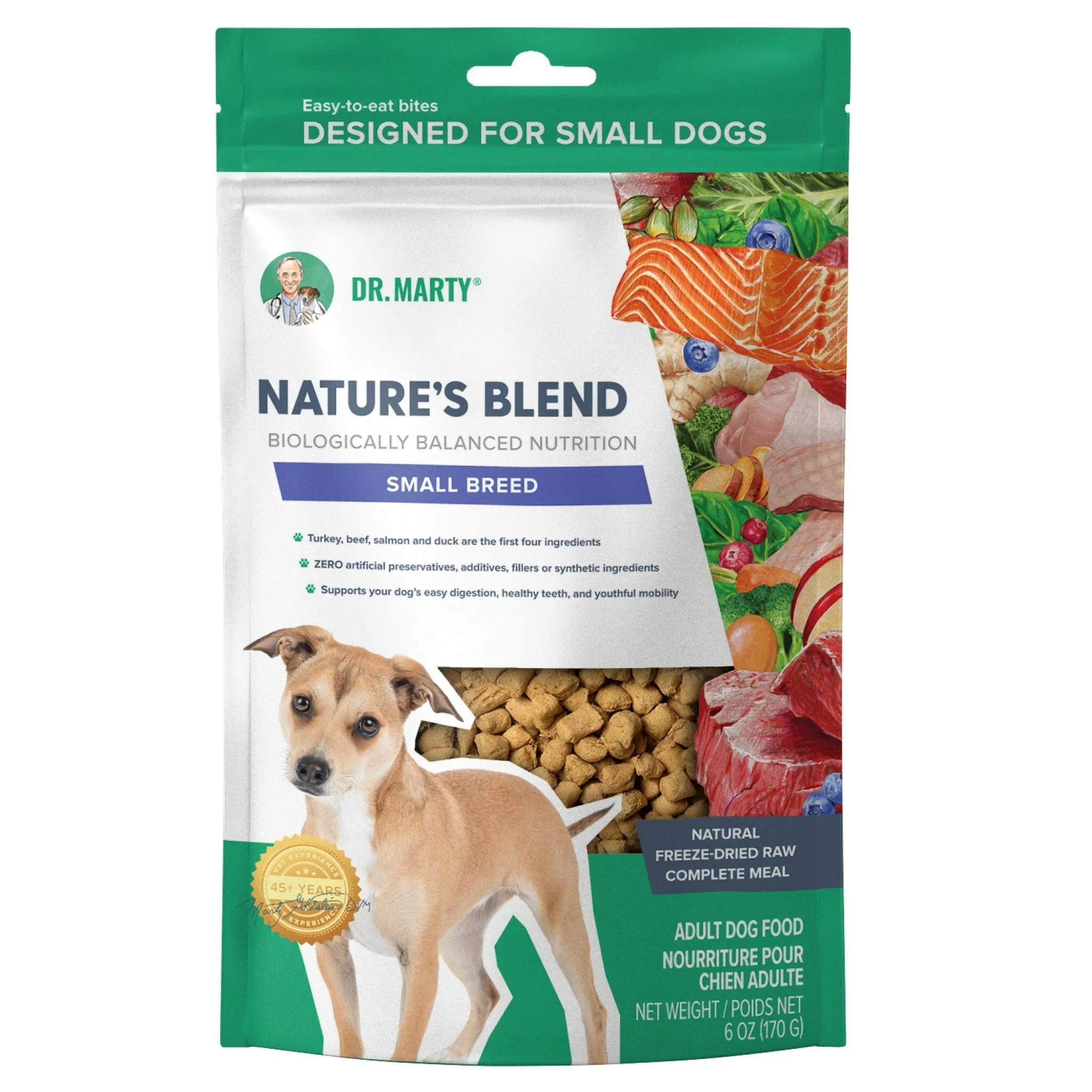 Dr. Marty Nature's Blend Small Breed Freeze Dried Raw Dog Food