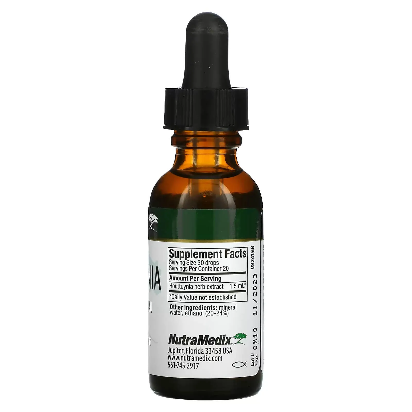 Extract supporting immunity and microflora Houttuynia NutraMedix, 30 ml