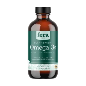 Fera Pet Organics Dog and Cat Supplement, Vegan Omega-3, 6, 9s Algae Oil