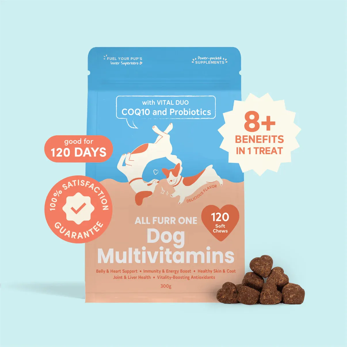 Floof Pets - All Furr One Dog Multivitamins (300g)