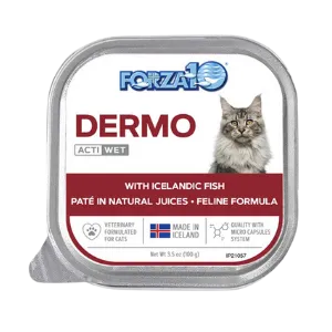 Forza10 Nutraceutic ActiWet Dermo Support Icelandic Fish Recipe Canned Cat Food 3.5 oz