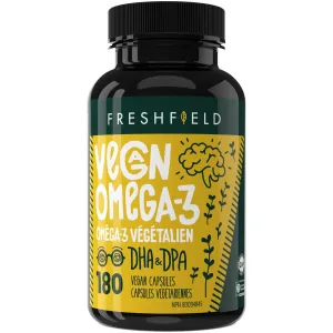 Freshfield Vegan Omega 3 DHA   DPA 180s