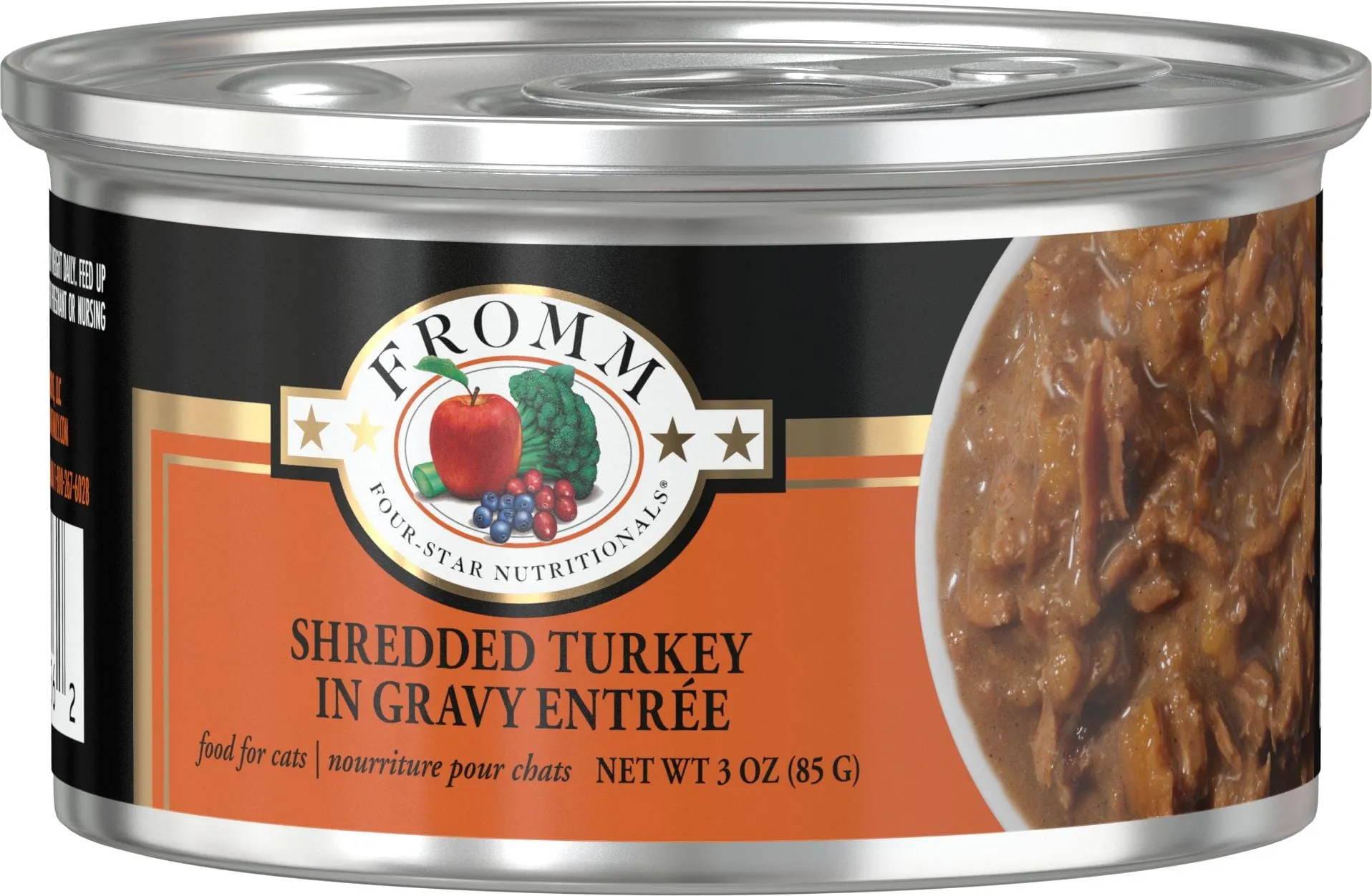 Fromm Four Star Grain Free Shredded Turkey in Gravy Canned Cat Food