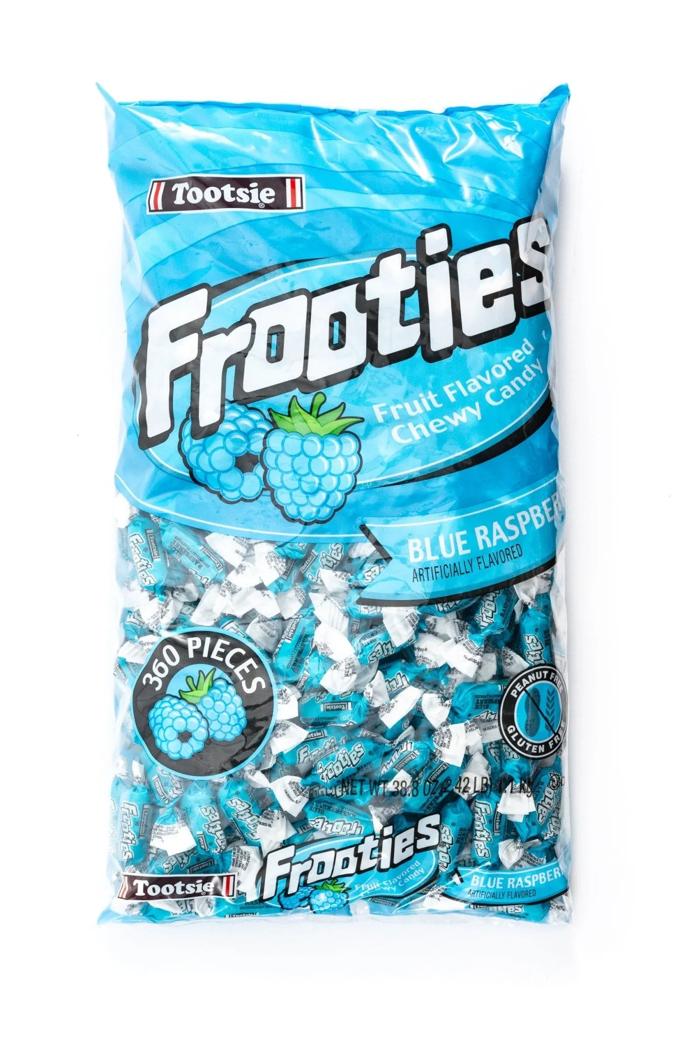 Frooties Blue Raspberry Chewy Candy Bulk Pack (0.11 oz, 360 ct.)