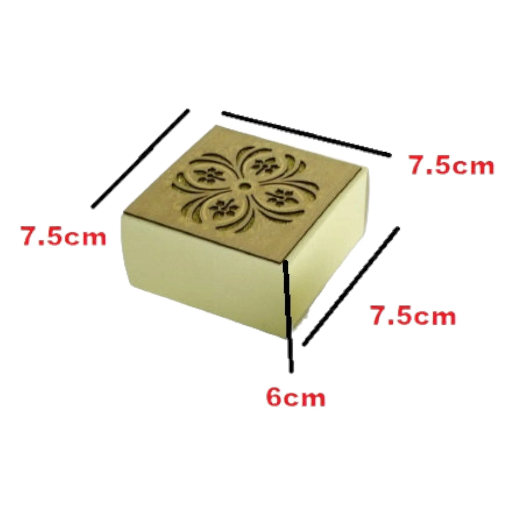 Gift Biscuit Paper Box Square Small XPP404-S