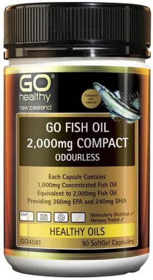 GO Healthy Fish Oil 2,000mg Compact