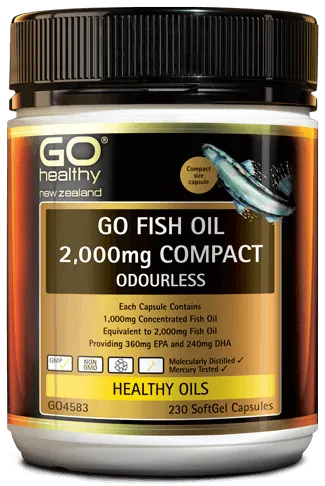 GO Healthy Fish Oil 2,000mg Compact