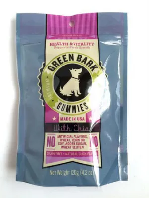 Green Bark Gummies Health & Vitality With Chia Dog Treat 240g