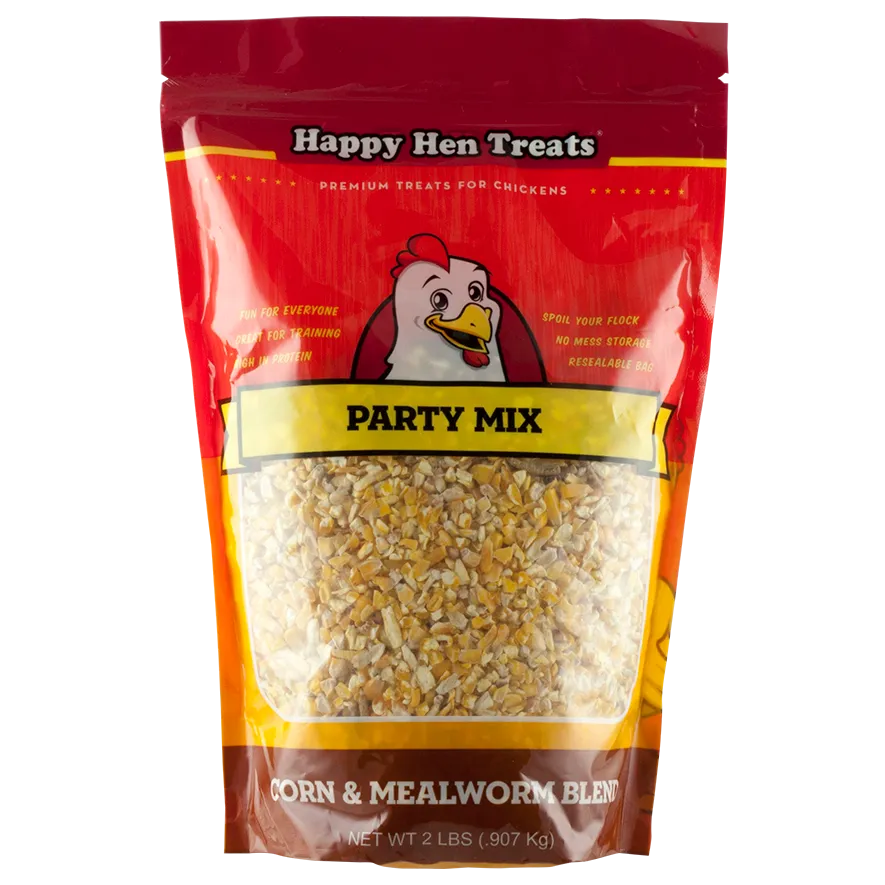 Happy Hen Treats Party Mix Corn & Mealworm Blend