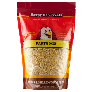 Happy Hen Treats Party Mix Corn & Mealworm Blend