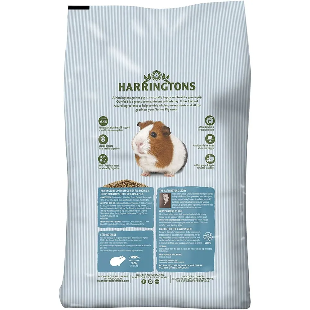 Harringtons Optimum Guinea Pig Food 2Kg