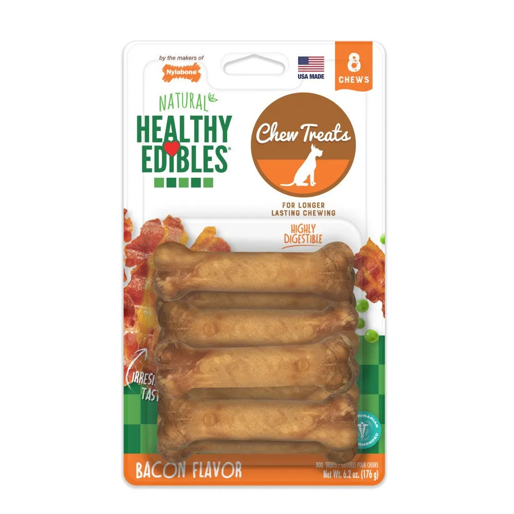 Healthy Edibles Bacon Flavor Dog Dental Chew