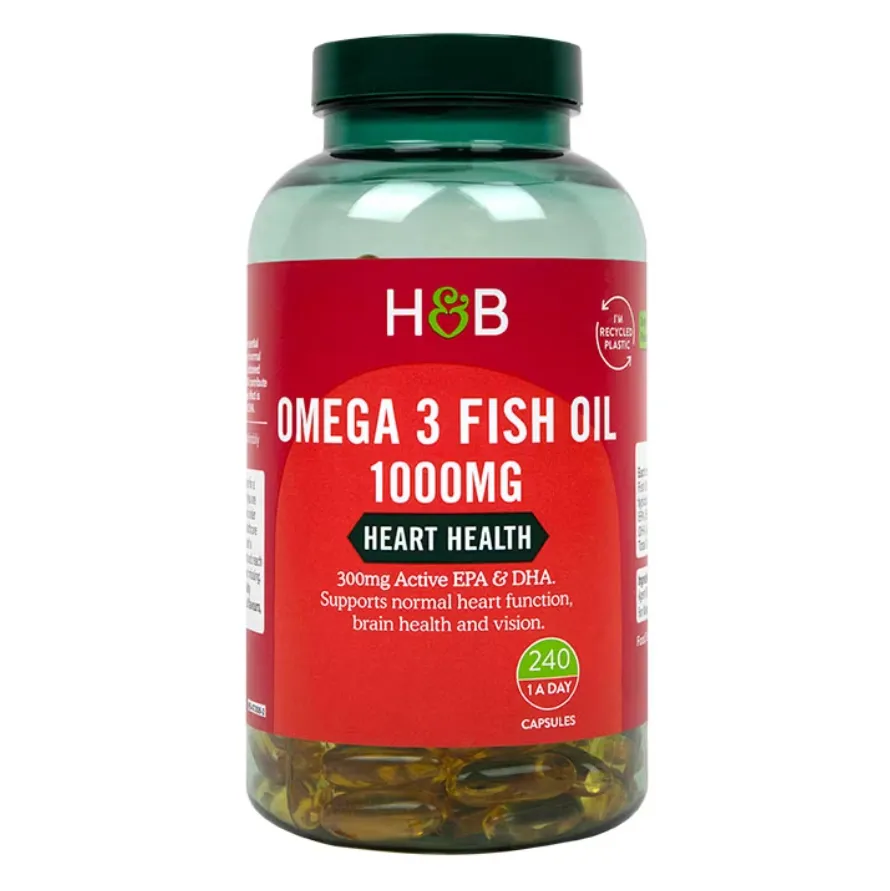 Holland & Barrett Omega 3 Fish Oil 1000mg 240 Capsules