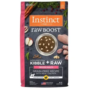 Instinct Raw Boost Indoor Health Real Chicken Recipe Dry Cat Food, 5lb