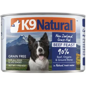 K9 Natural Canned Beef Feast Dog Food - 6oz