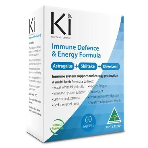 Ki Immune Defence & Energy Formula 60 Tablets