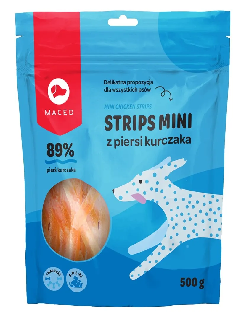 Maced Mini Chicken Strips - Dog Treat - 500G